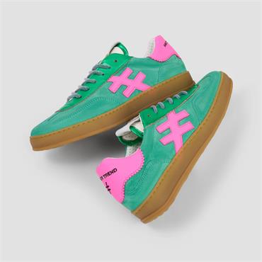 Another Trend Iconic II Gumsole Trainer - Green Pink
